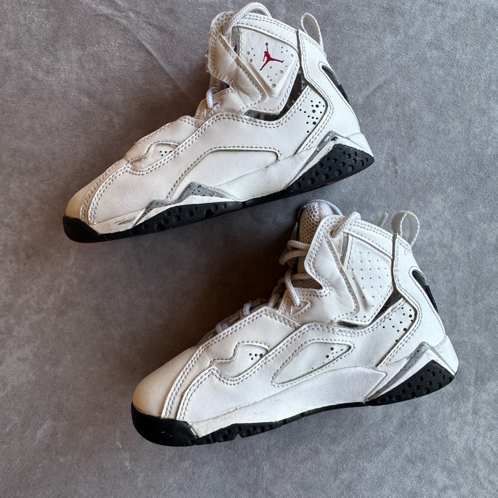 Kids Air Jordan True Flight 'White Cement'